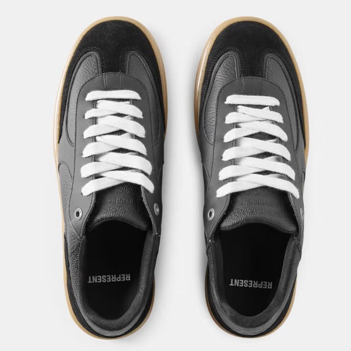 REPRESENT Men's Virtus Chunky Trainers 'Black Gum'