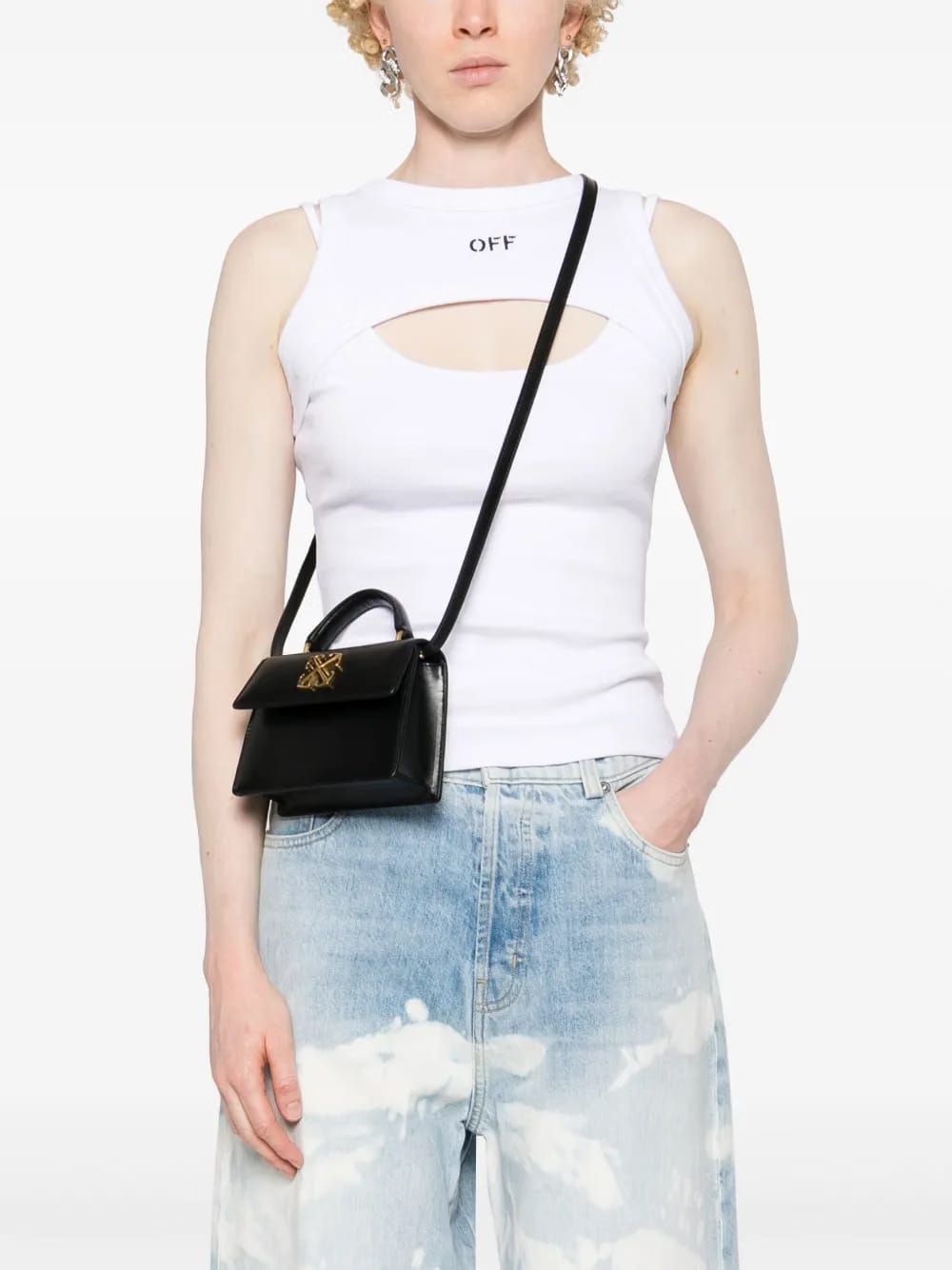 baby Jitney leather shoulder bag