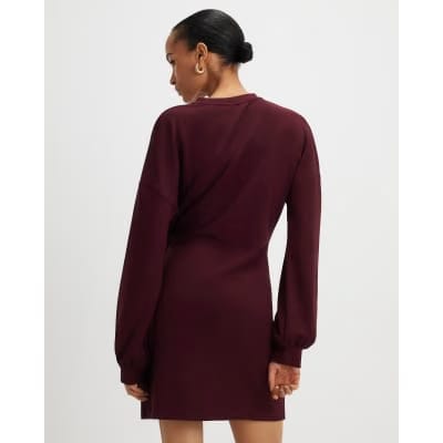 Red Knot Side Mini Dress