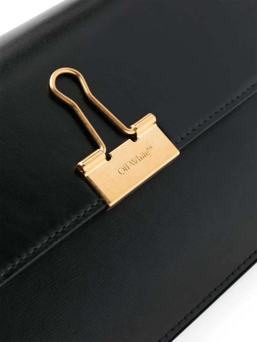 Binder leather shoulder bag