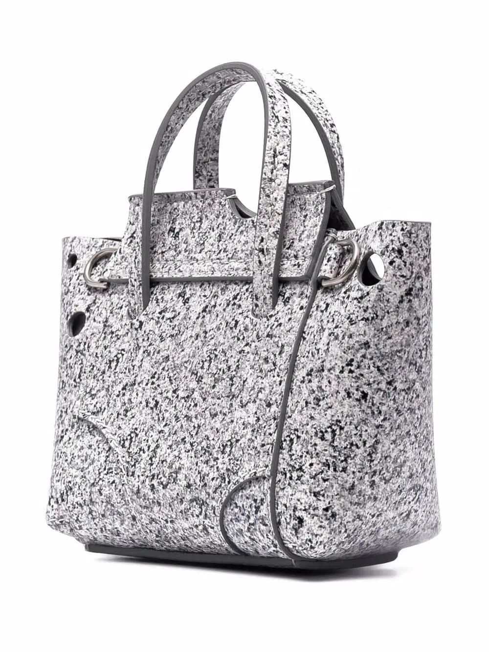 Burrow-16 marbled tote bag