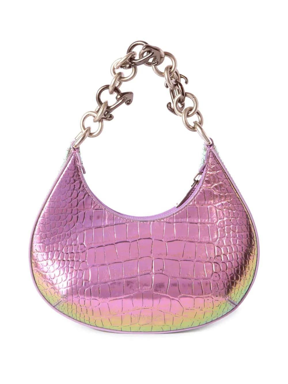 Hemisphere Croco shoulder bag
