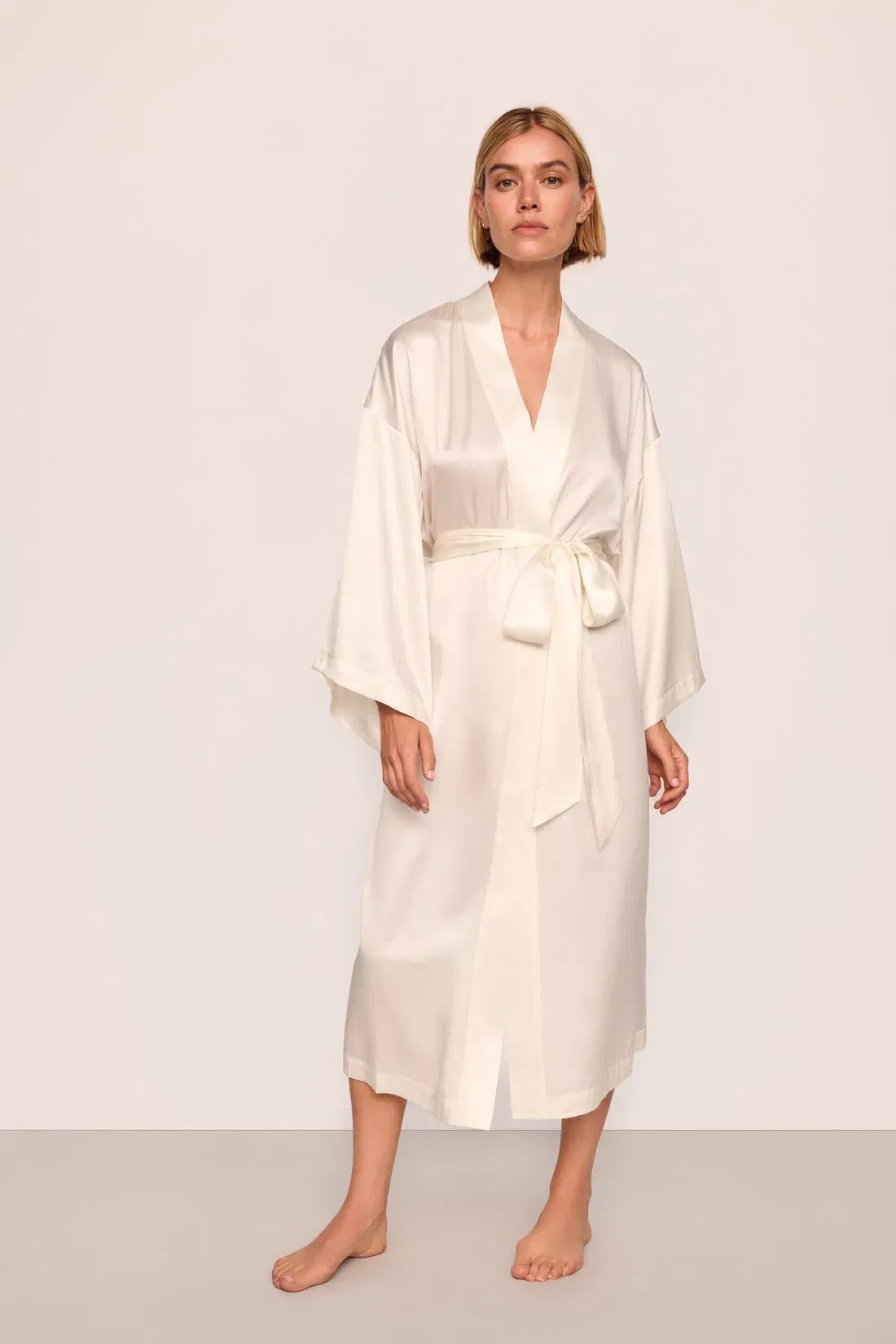 Inez Washable Silk Robe