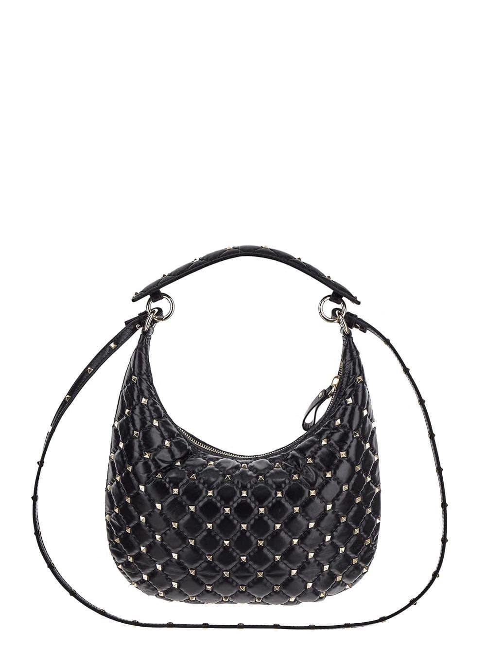 Valentino Garavani Rockstud Spike Small Hobo Bag