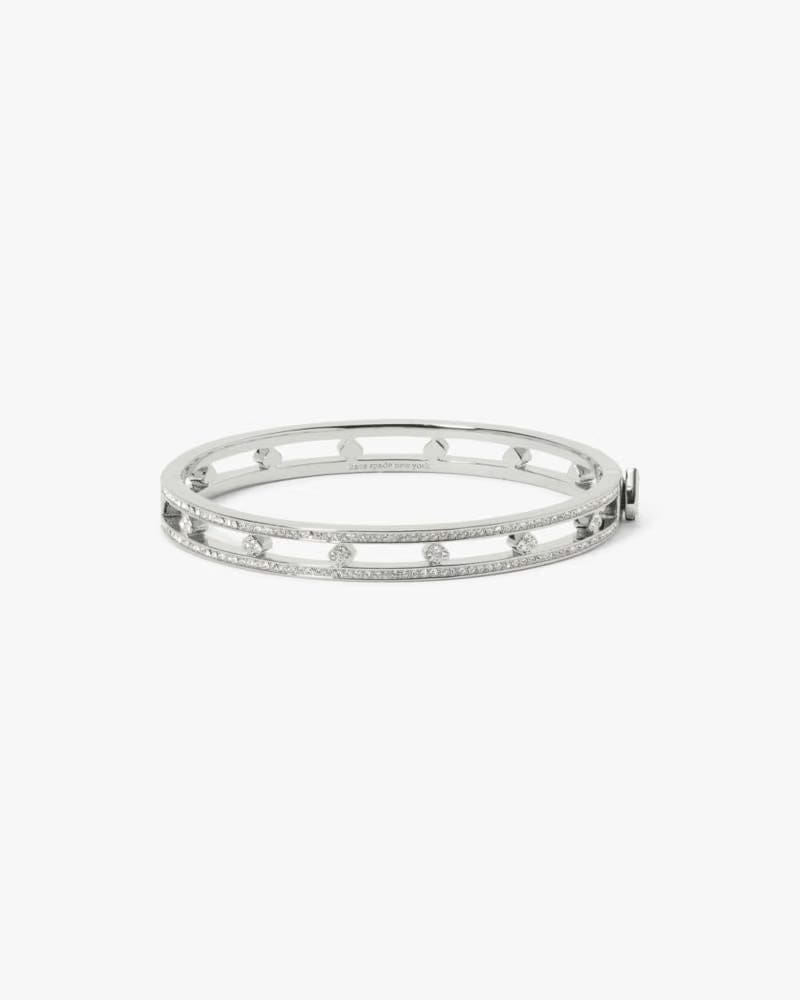 Cut To The Chase Pave Spade Hinge Bangle