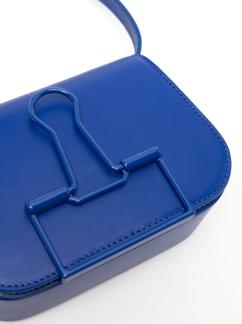 Skeleton Binder leather shoulder bag