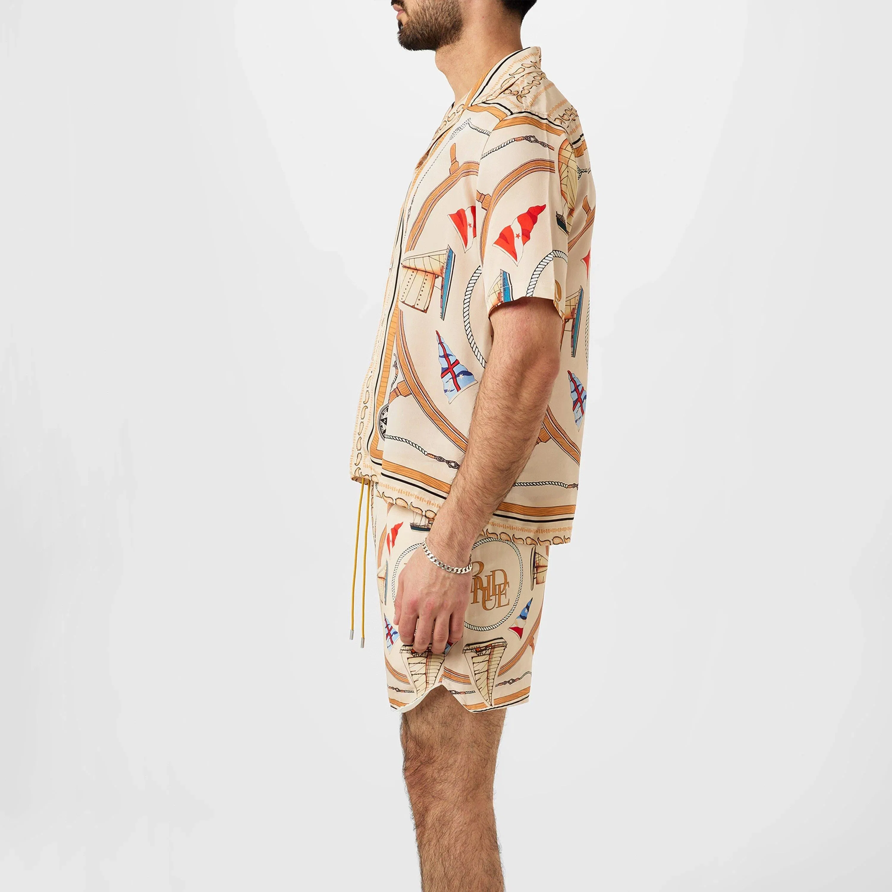 Nautical Silk Shirt