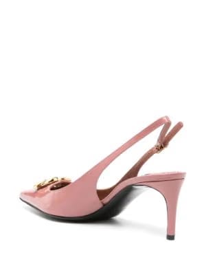 Dolce & Gabbana logo-plaque patent pumps