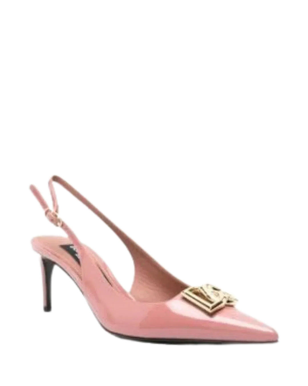 Dolce & Gabbana logo-plaque patent pumps