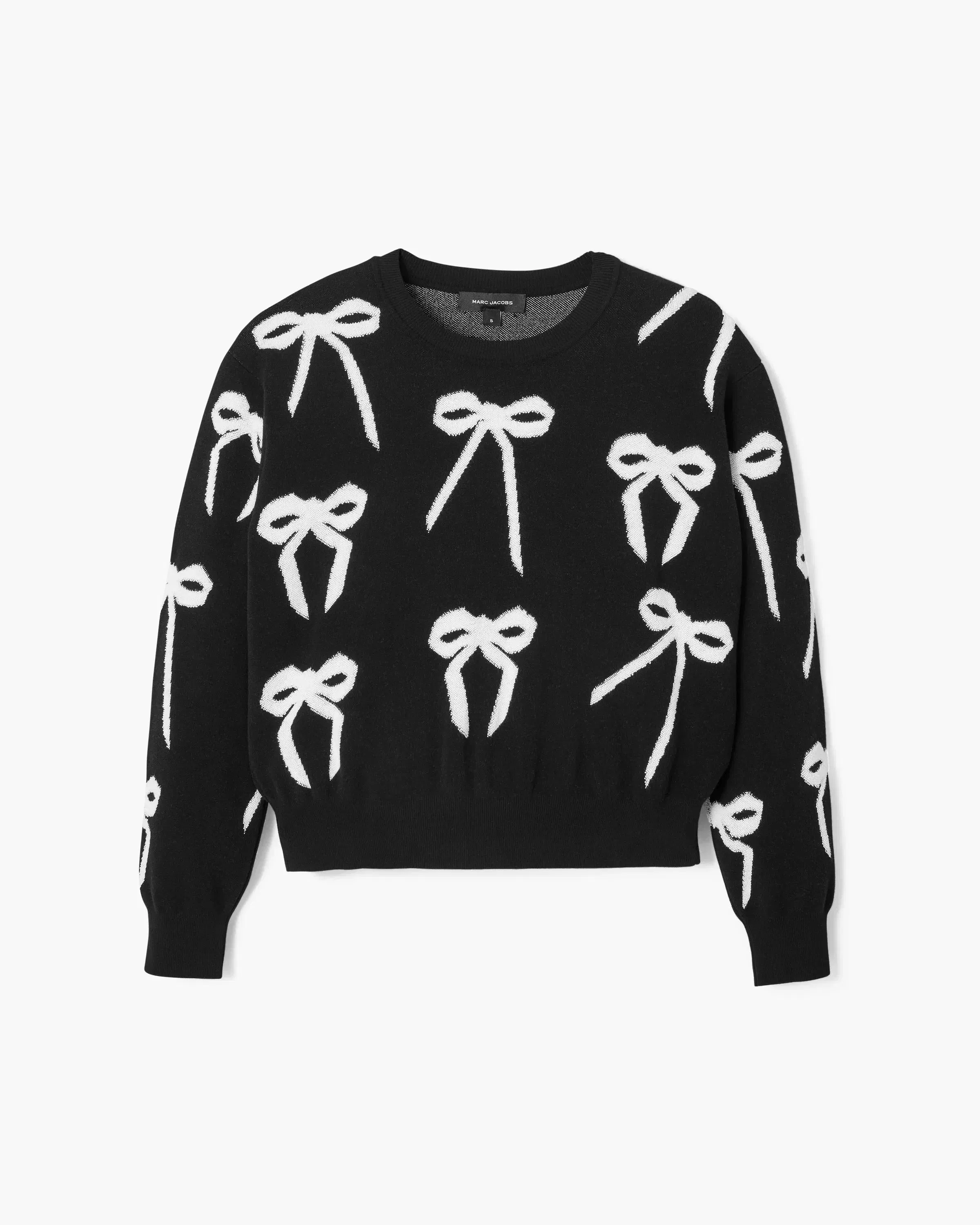 Bow Jacquard Sweater