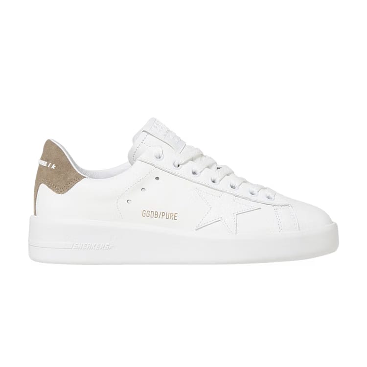Golden Goose Wmns Purestar 'White Taupe'
