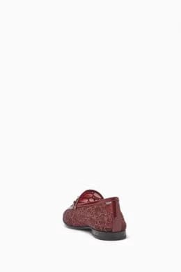 Horsebit Loafers in GG Crsytal Mesh