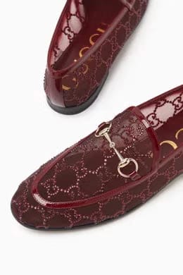 Horsebit Loafers in GG Crsytal Mesh