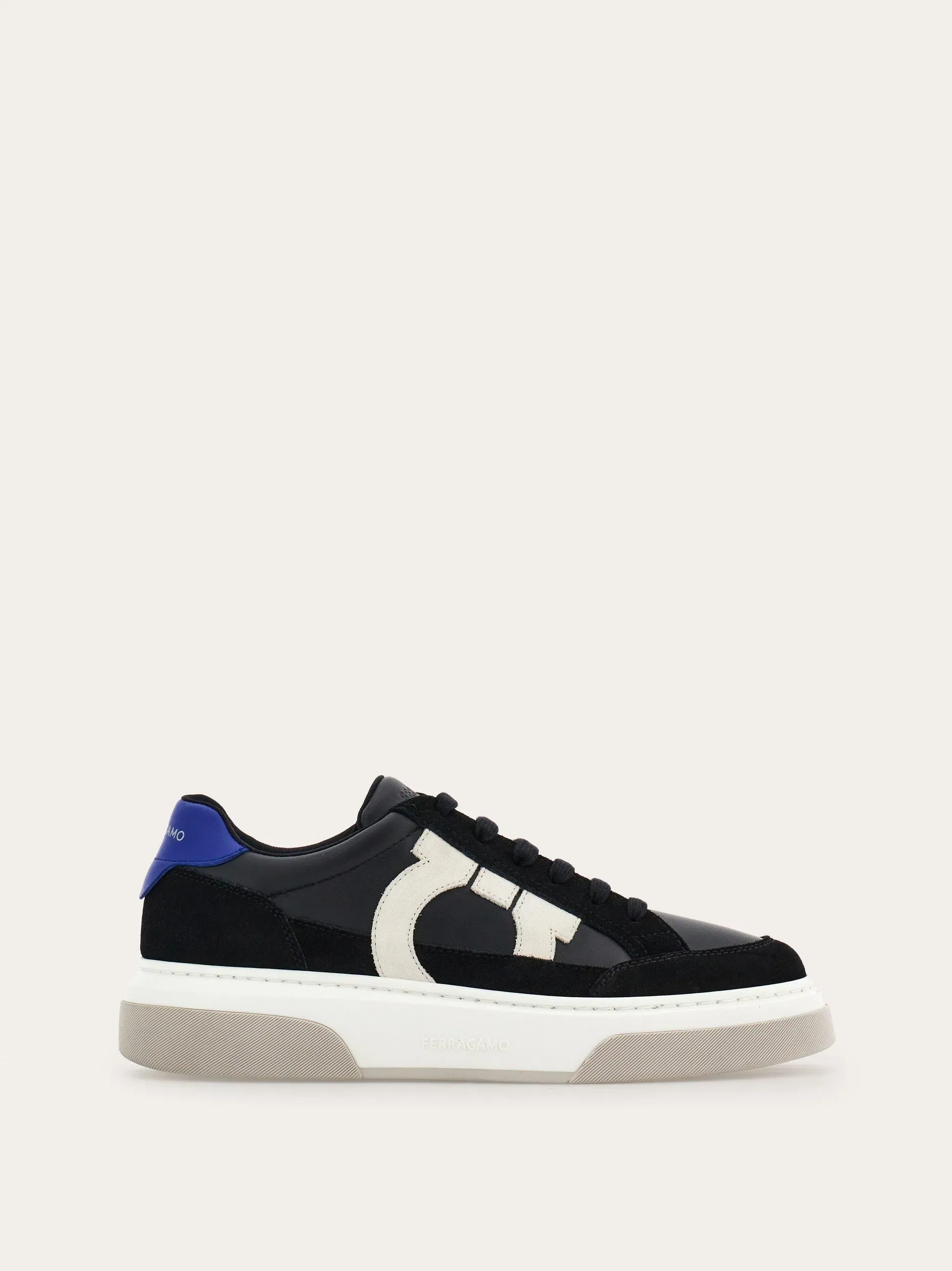 Low-top sneaker with Gancini detail
