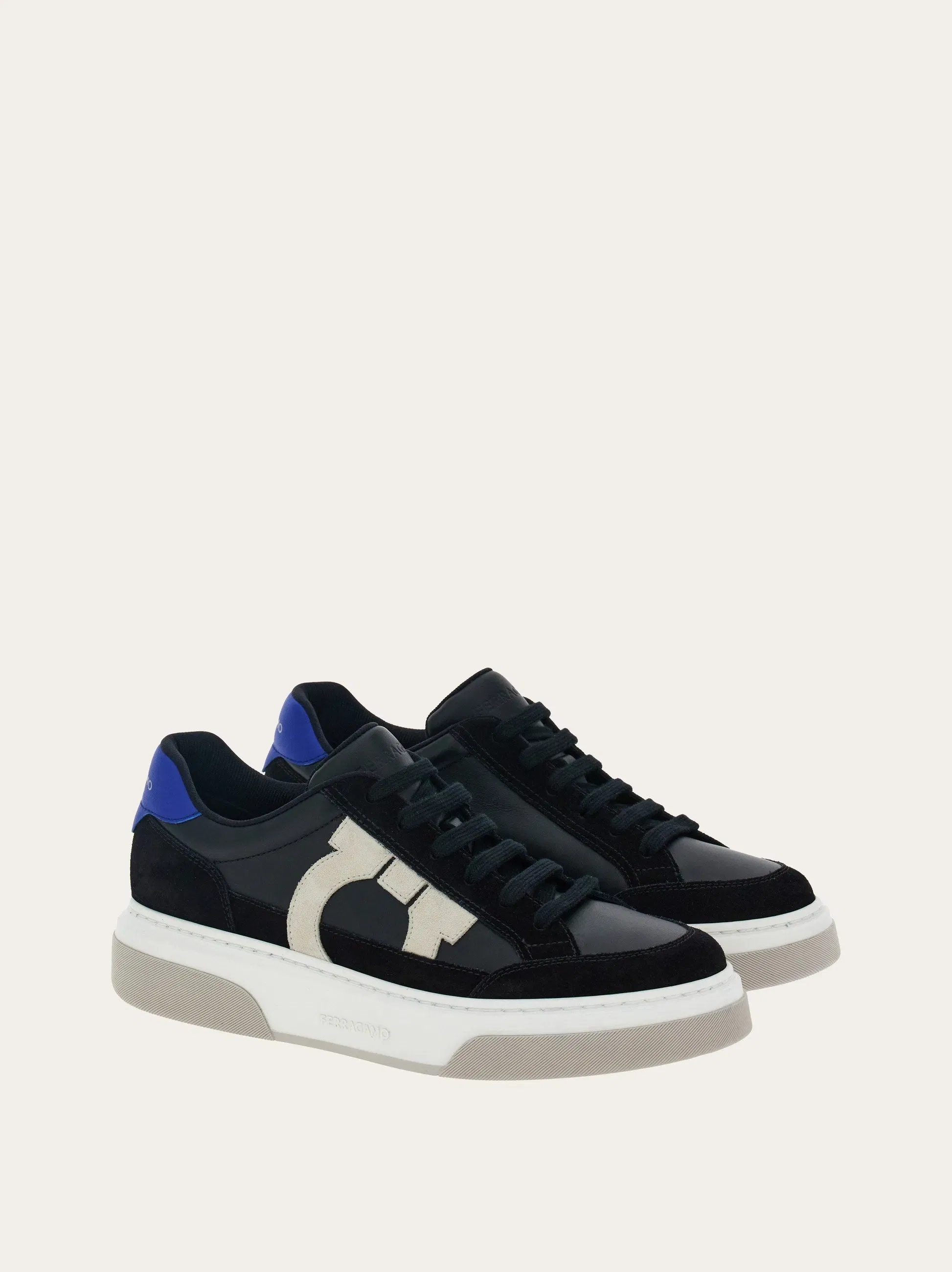 Low-top sneaker with Gancini detail