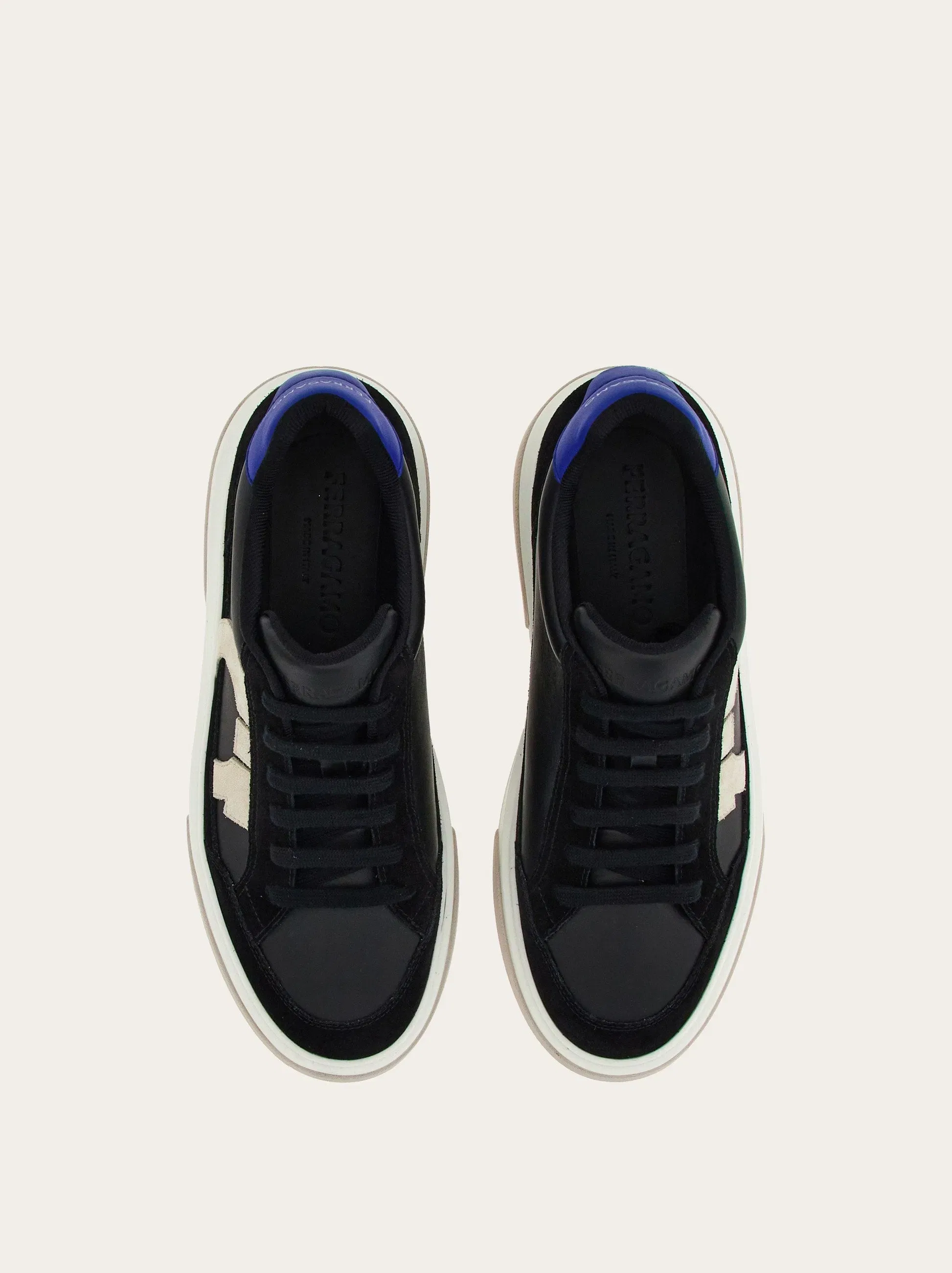 Low-top sneaker with Gancini detail