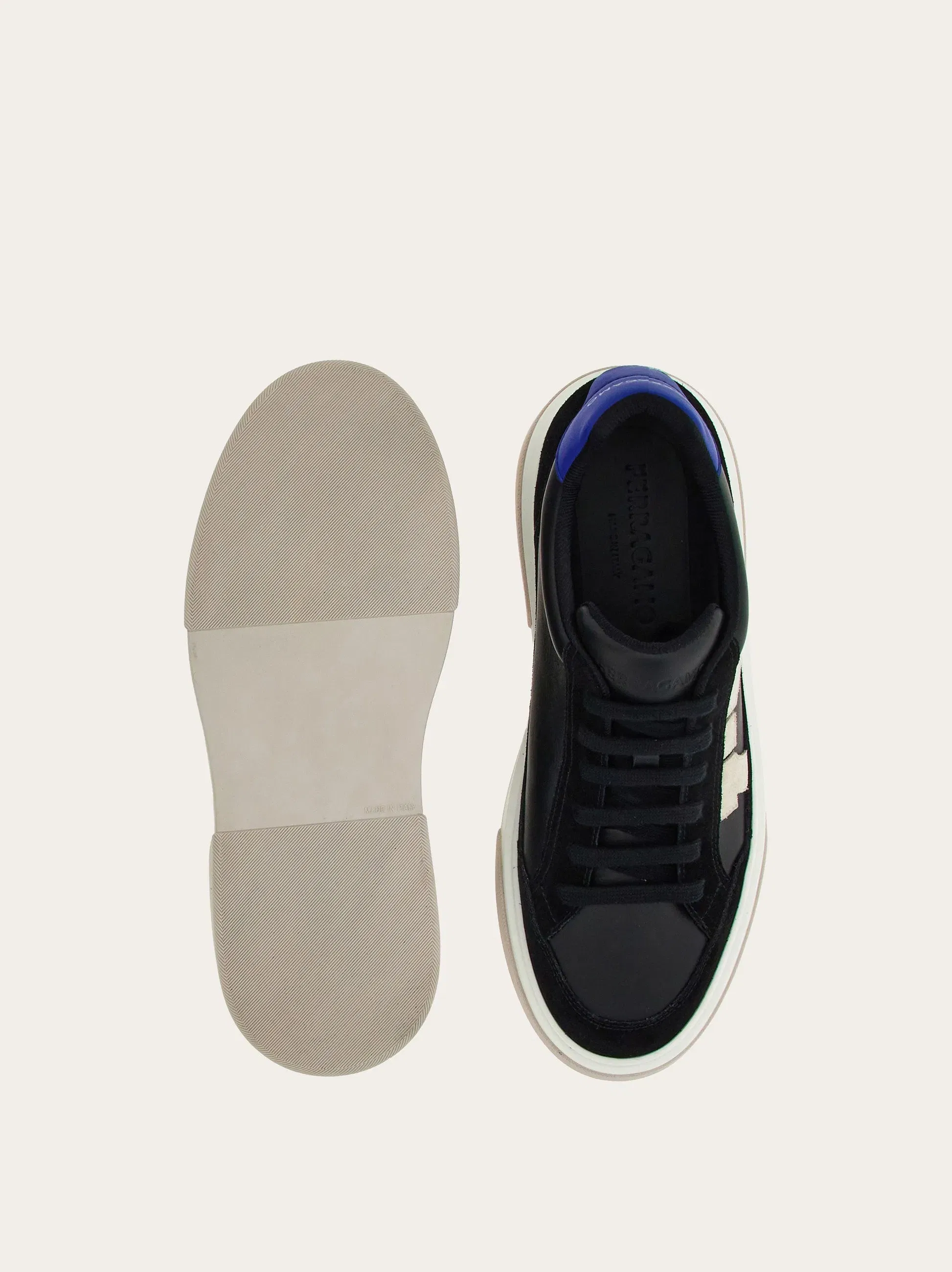 Low-top sneaker with Gancini detail