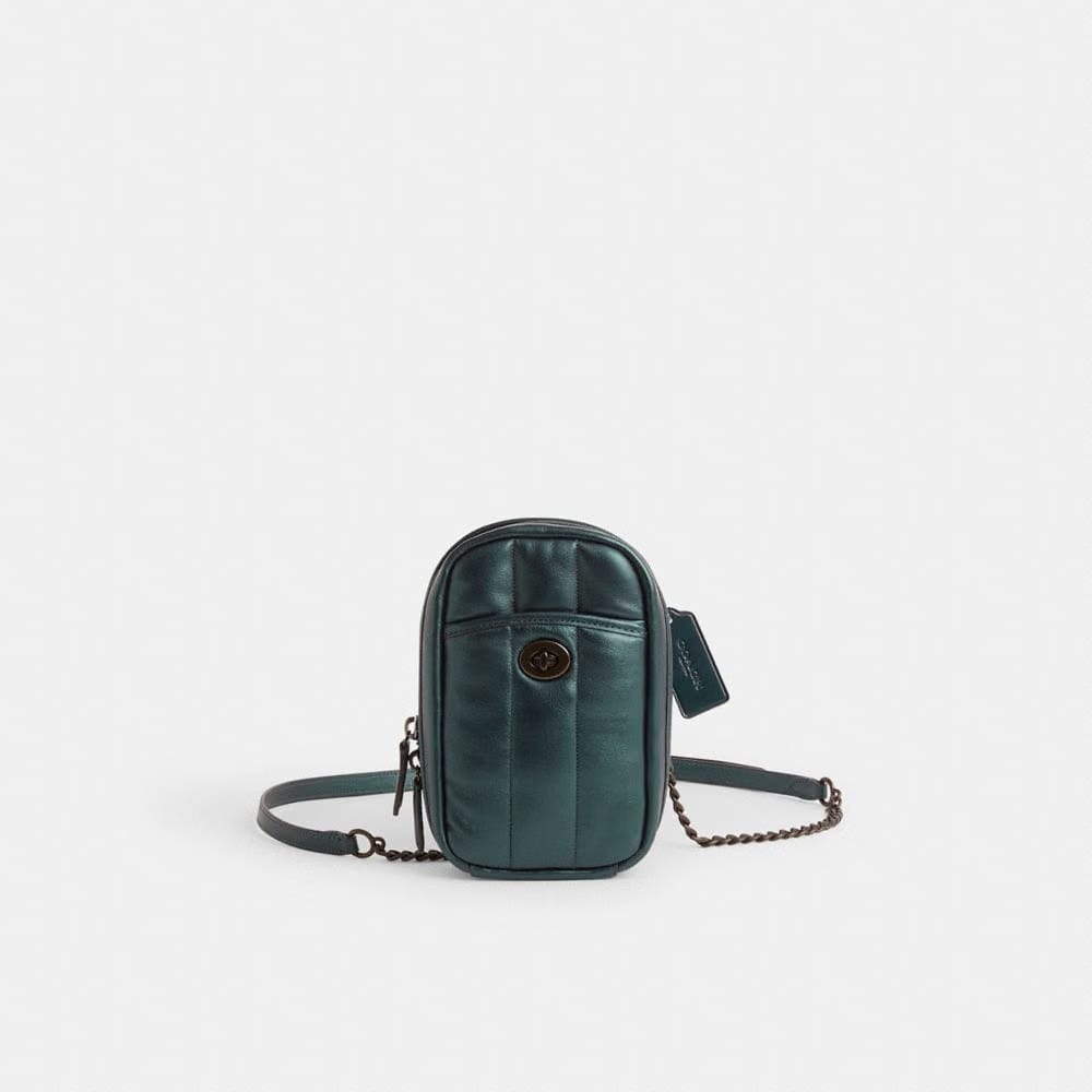Restored Tall Camera Bag With Quilting