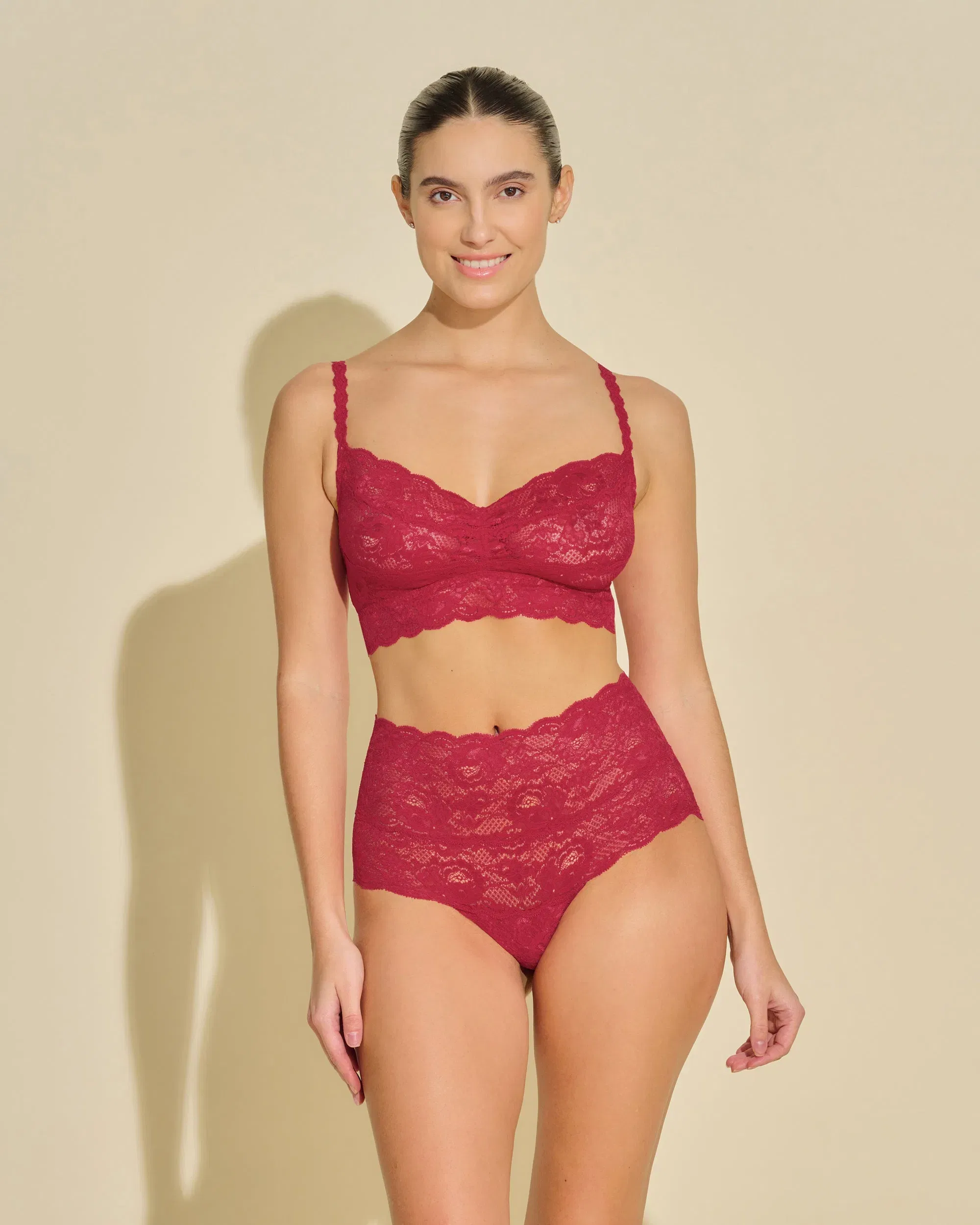 Braguita Estilo Bikini De Talle Alto