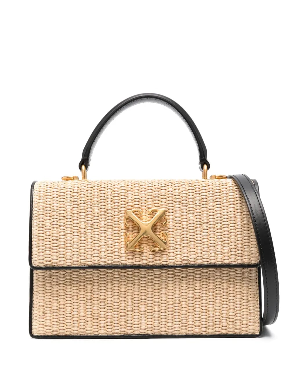 Jitney 1.4 raffia tote bag
