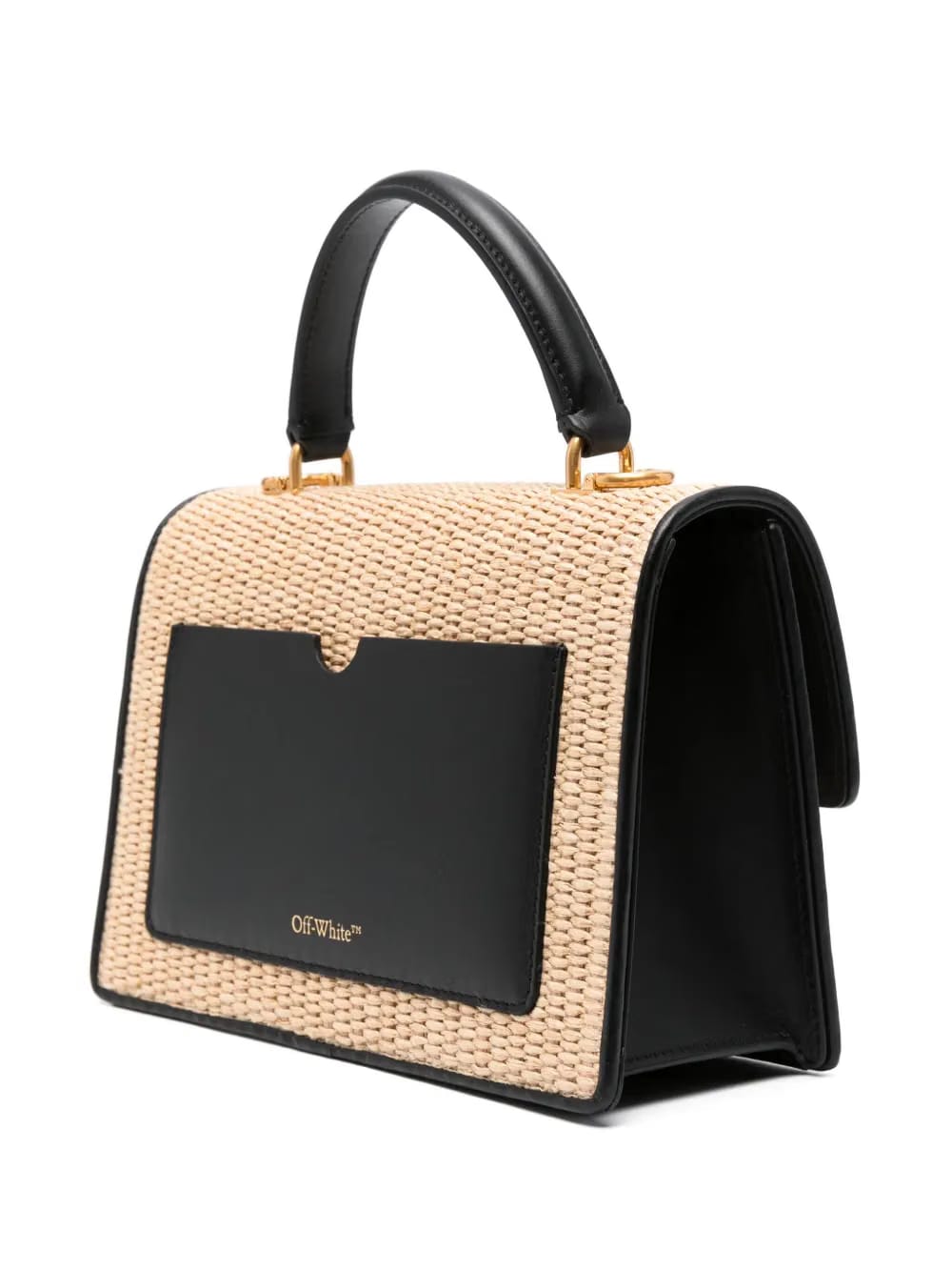 Jitney 1.4 raffia tote bag