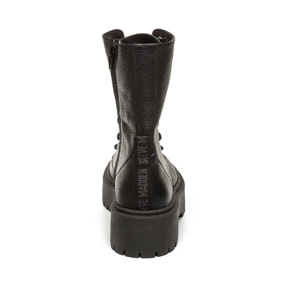 Odilia Buckle Detail Side Zip Biker Boots