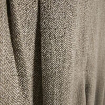 Beige Flecked Wide Leg Trousers