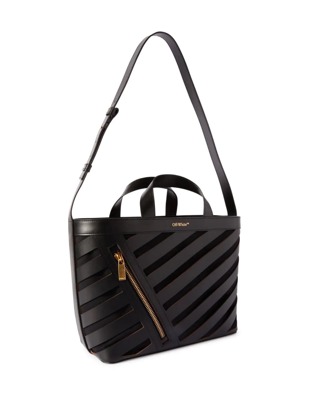 small cut-out Diag tote bag