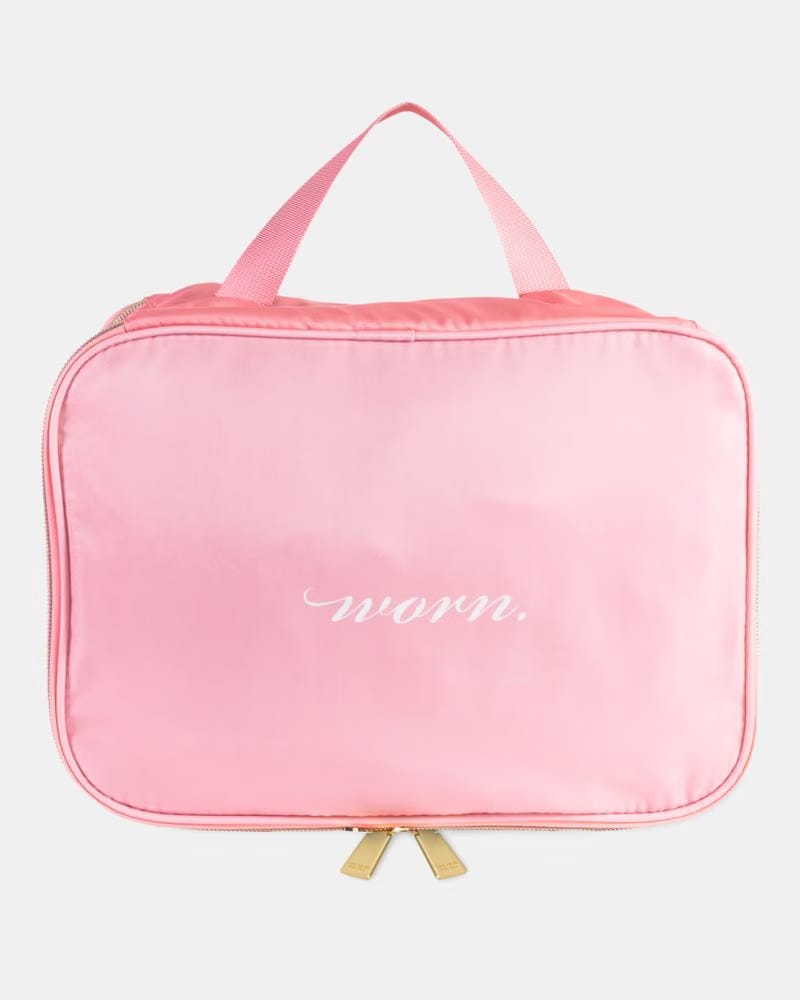 Wear Worn Pink Wash Bag