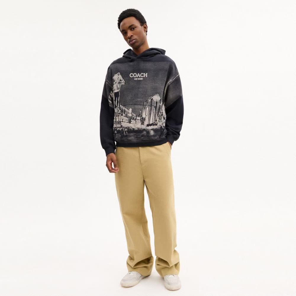 Las Vegas Postcard Relaxed Hoodie