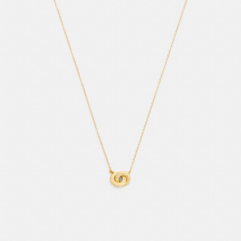 Interlock Pendant Necklace
