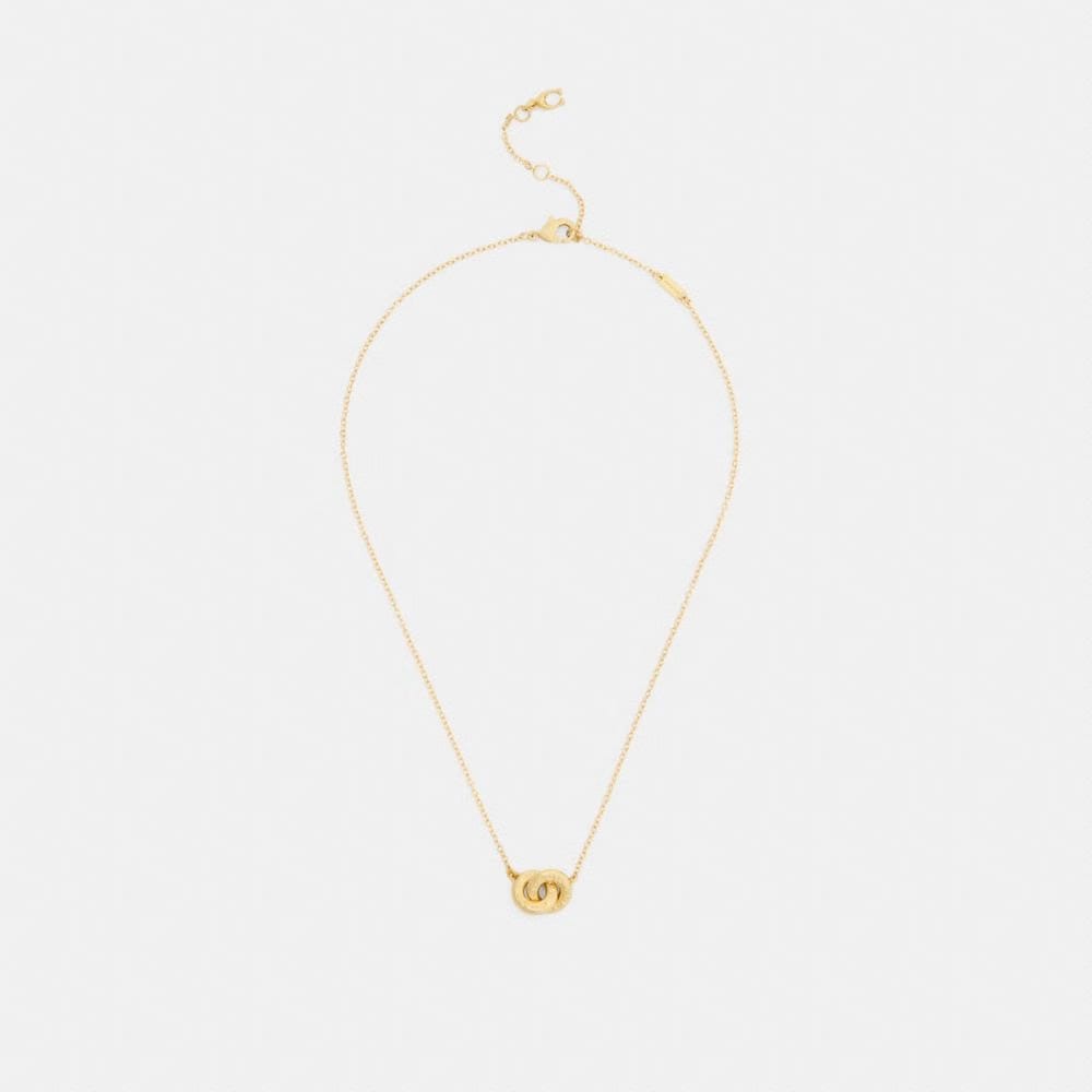 Interlock Pendant Necklace