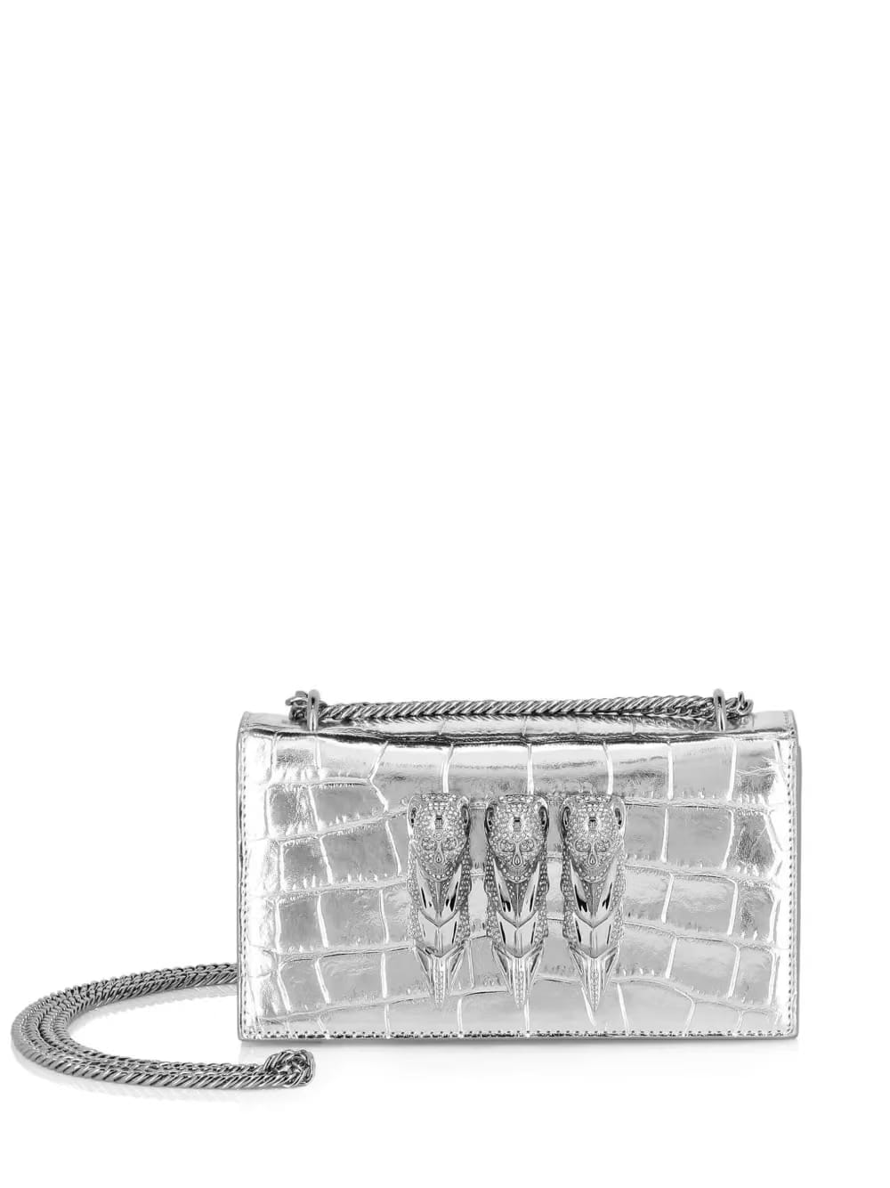 small skull-appliqué shoulder bag