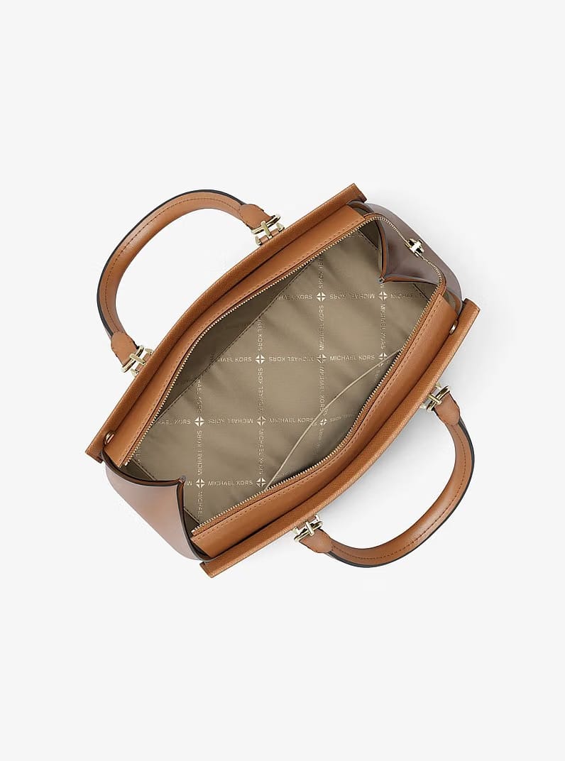 Marilyn Medium Saffiano Leather Satchel