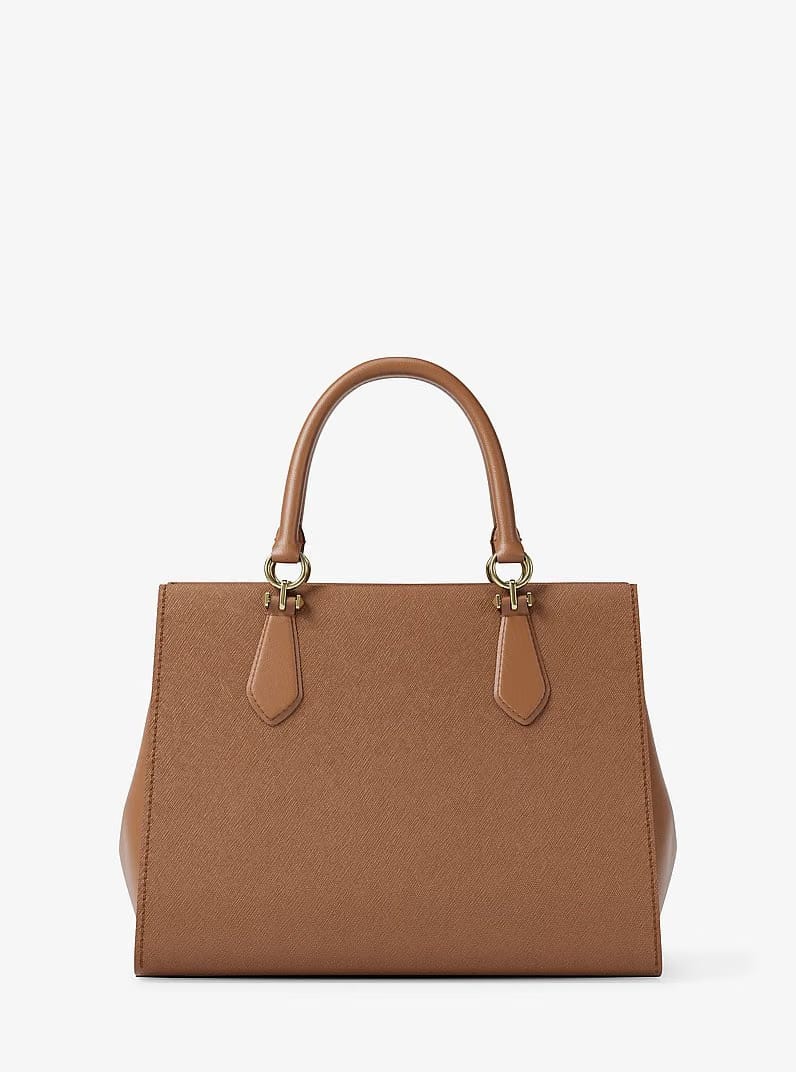 Marilyn Medium Saffiano Leather Satchel