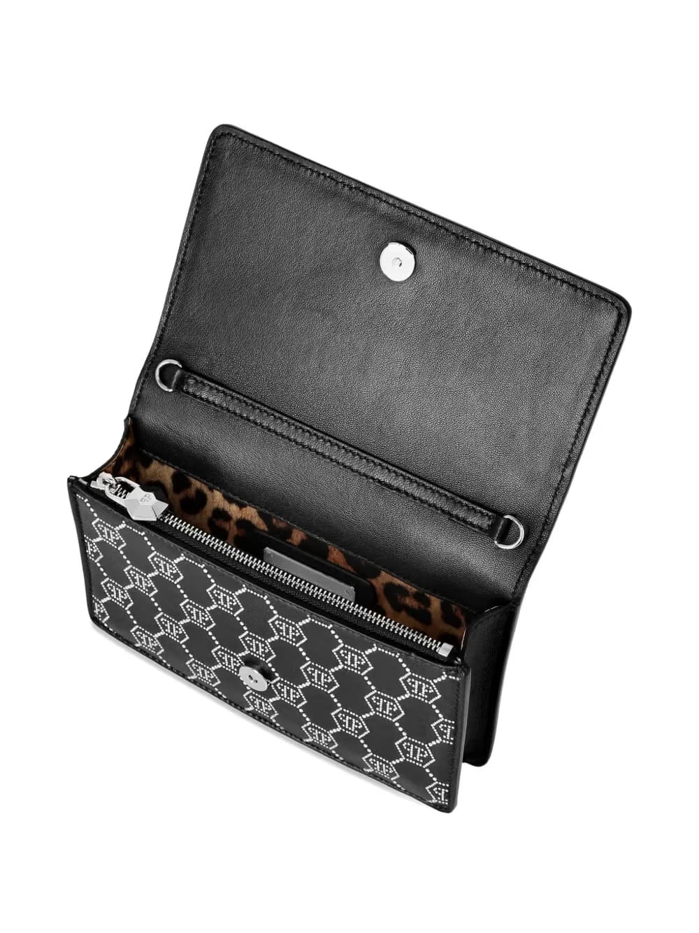 monogram chain-strap shoulder bag