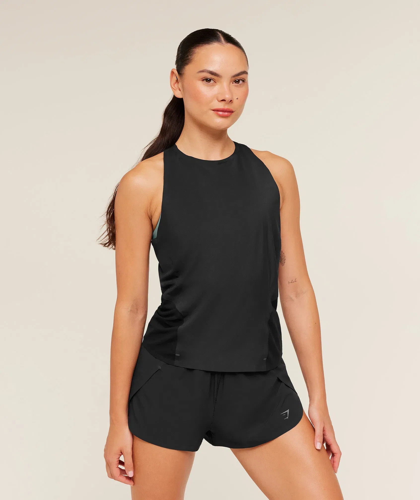 Gymshark Running Elite Loose Fit Tank - Black