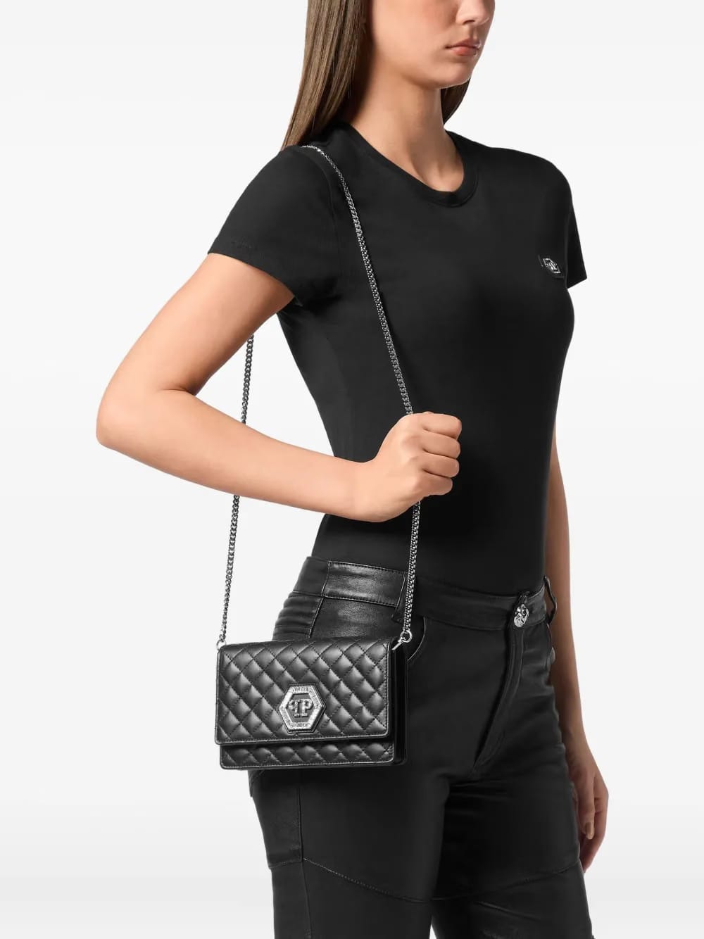 Matelasse shoulder mini bag