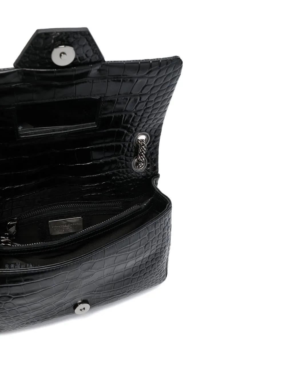 crystal skull-detail shoulder bag