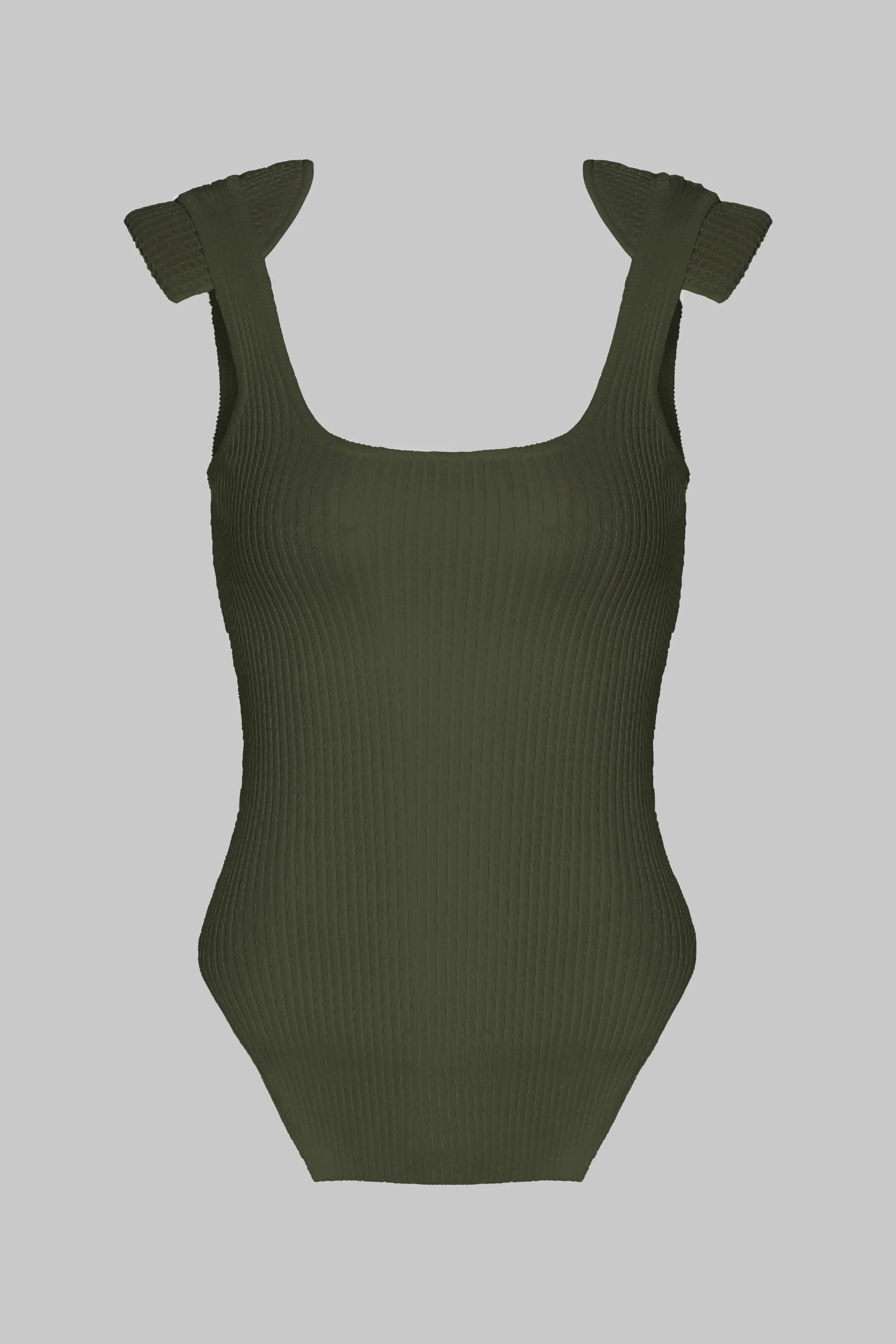 KNIT TANK W/SHOULDER PADS