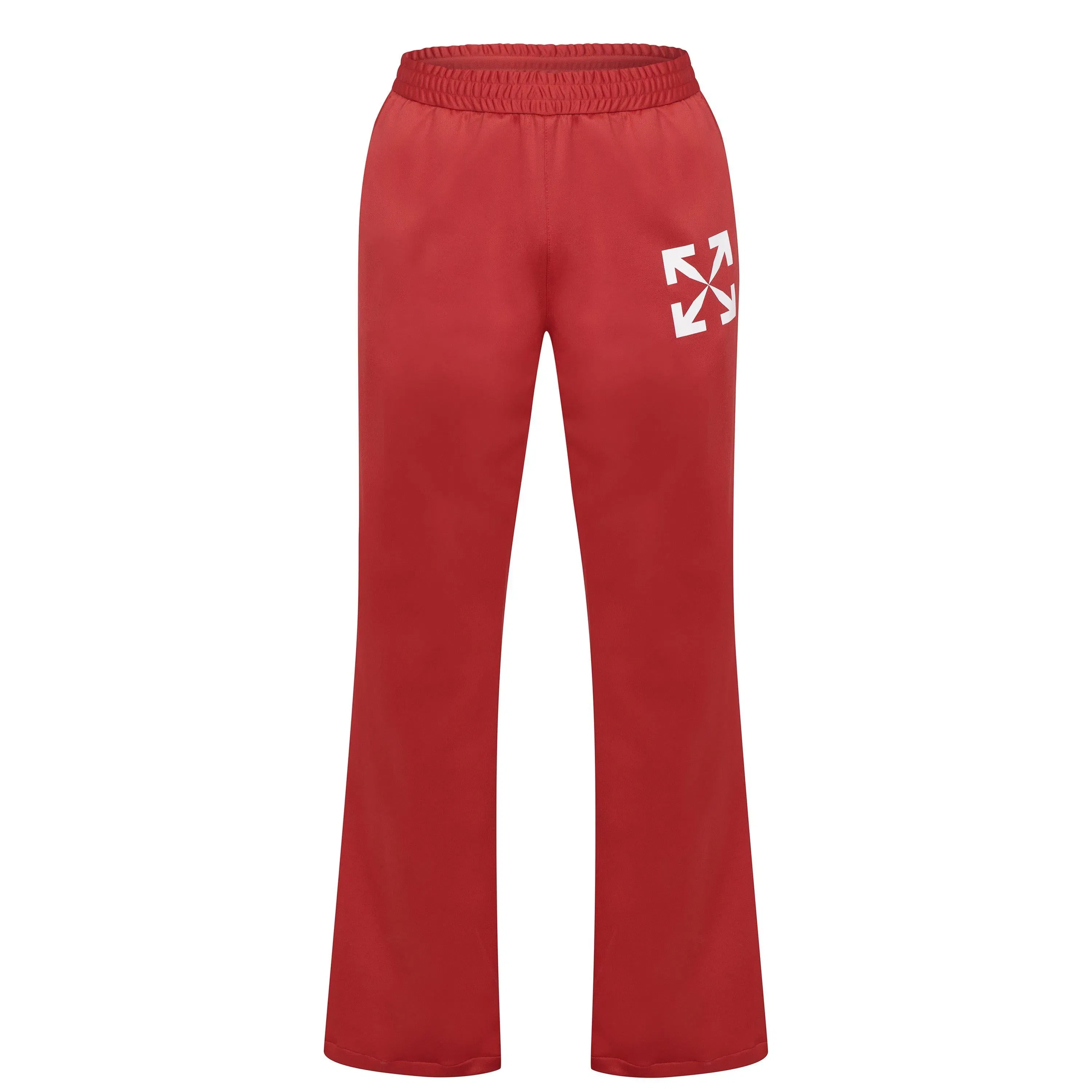Arrow Mid Rise Full Length Open Hem Tracksuit Joggers