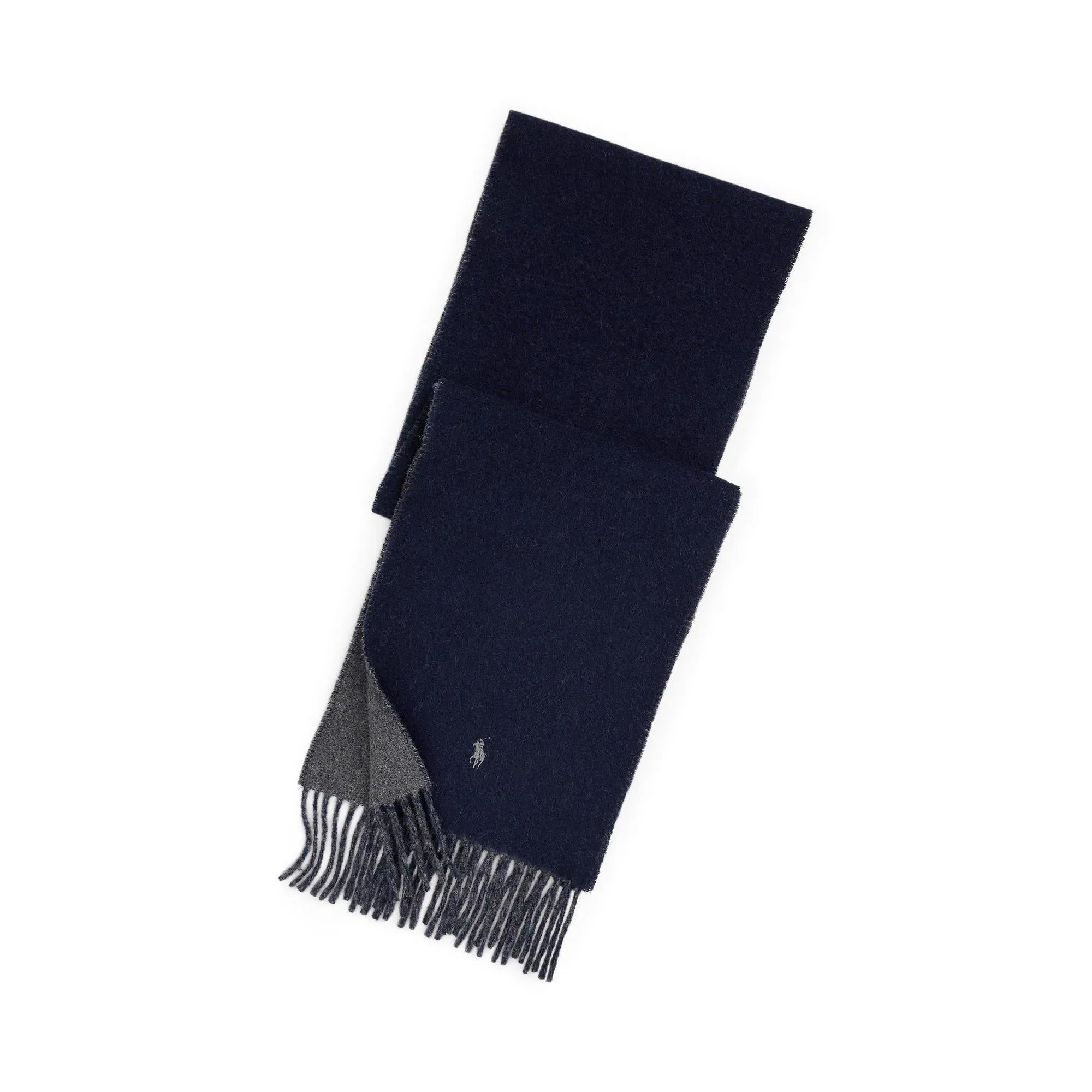 Reversible Wool Blend Scarf