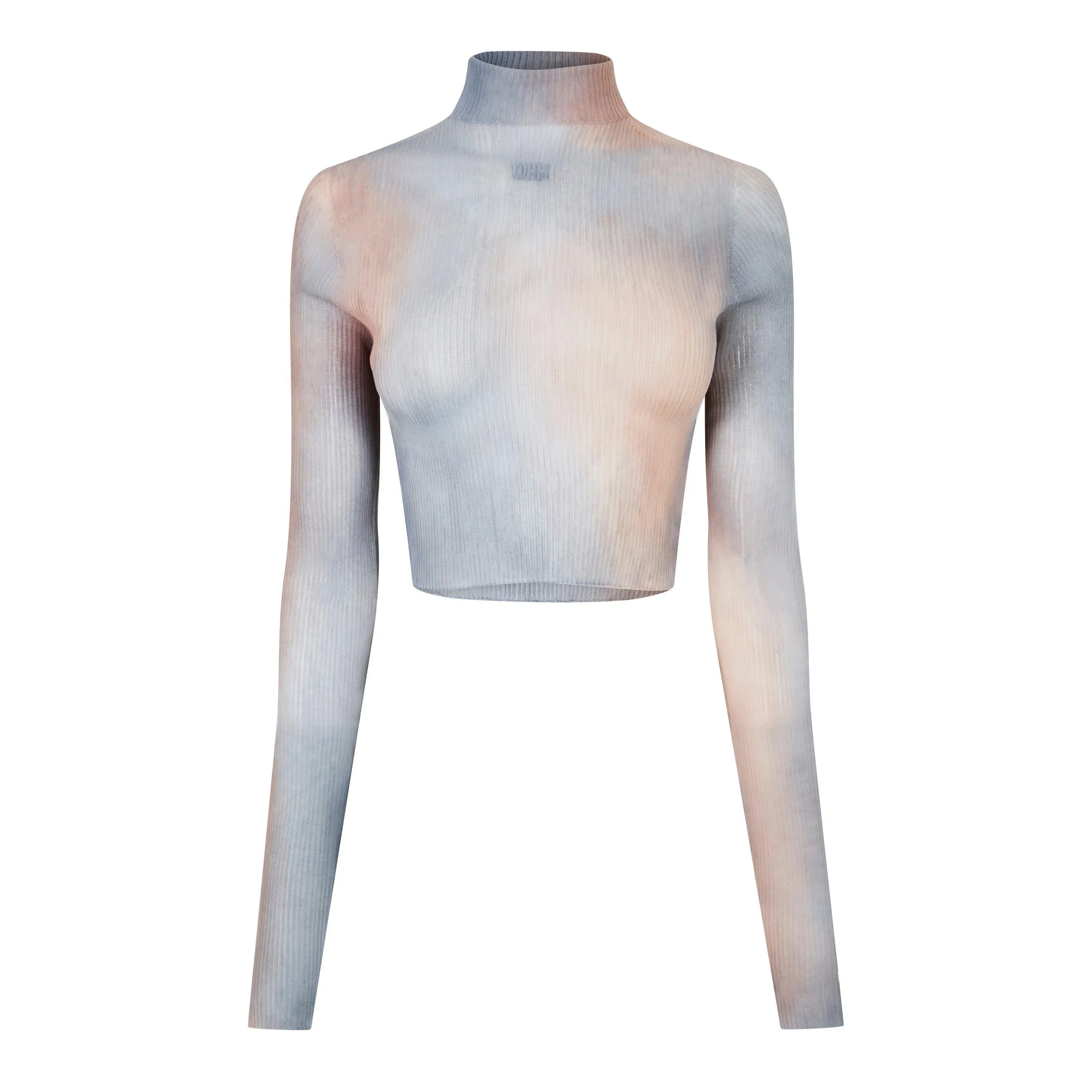 High Neck Ribbed Jumper