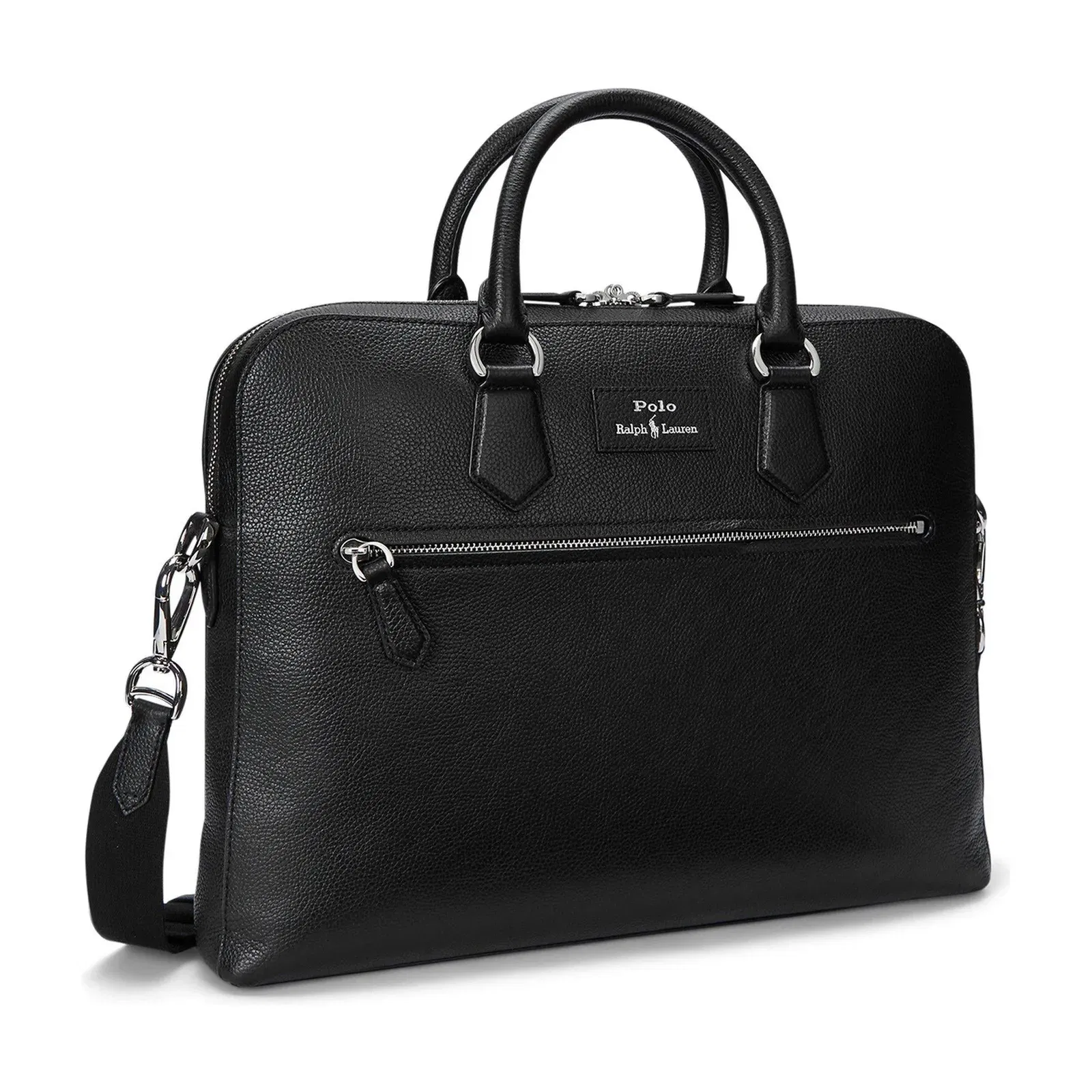 Pebble Leather Commuter Laptop Bag
