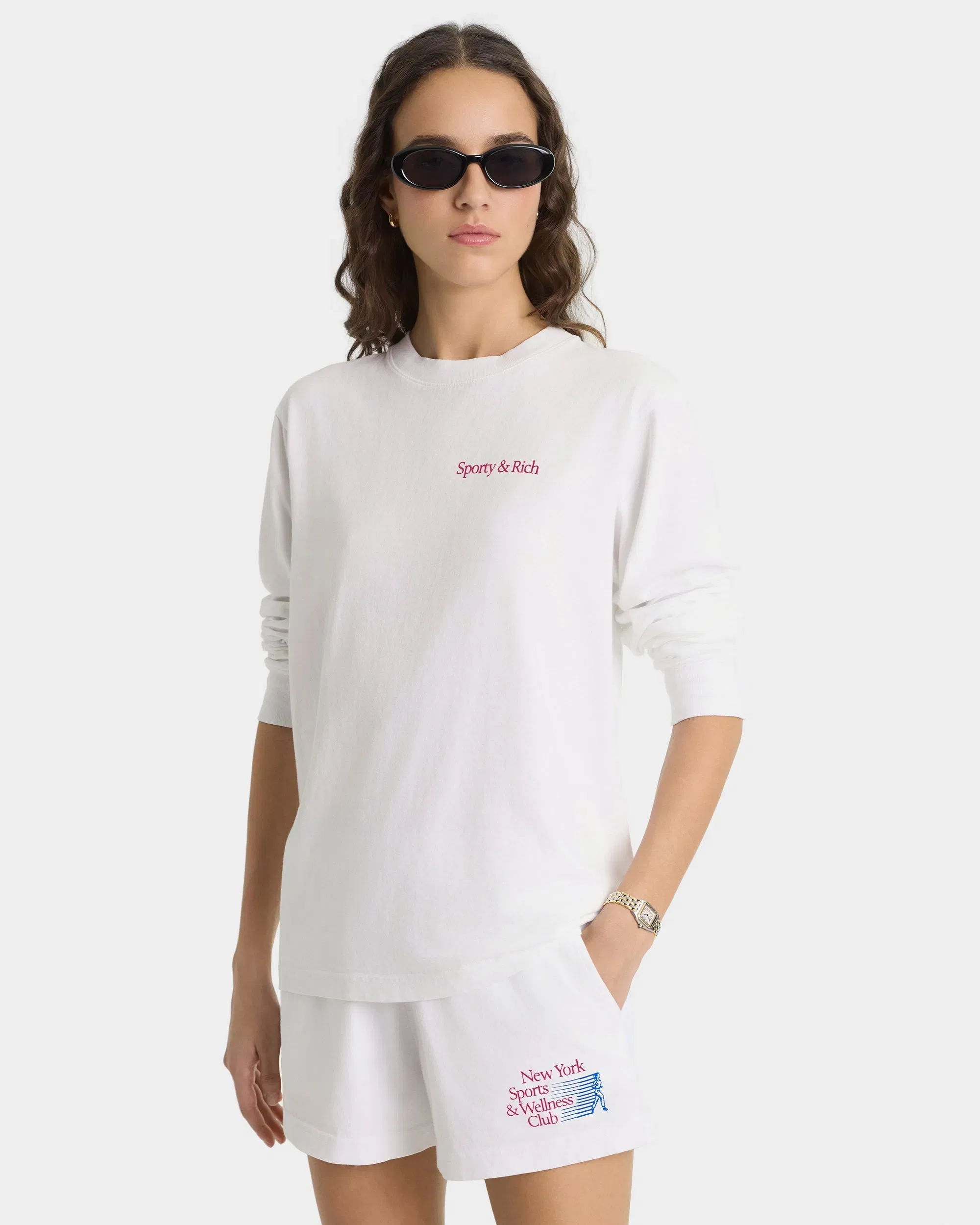 NY Motion Disco Short - White/Berry/Azure