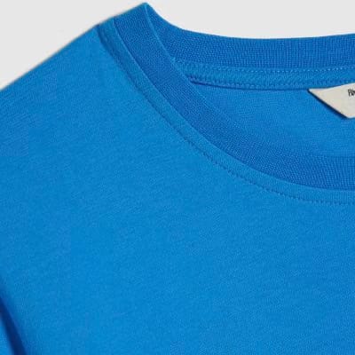 Blue Short Sleeve Slim Fit T-Shirt