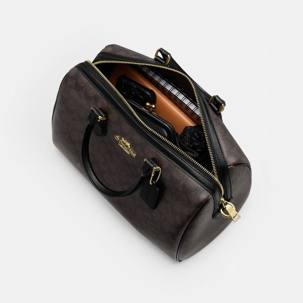 Rowan Large Satchel Bag In Signature Canvas