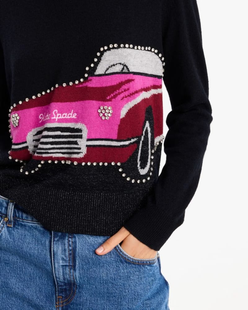 Embellished Car Sweater
