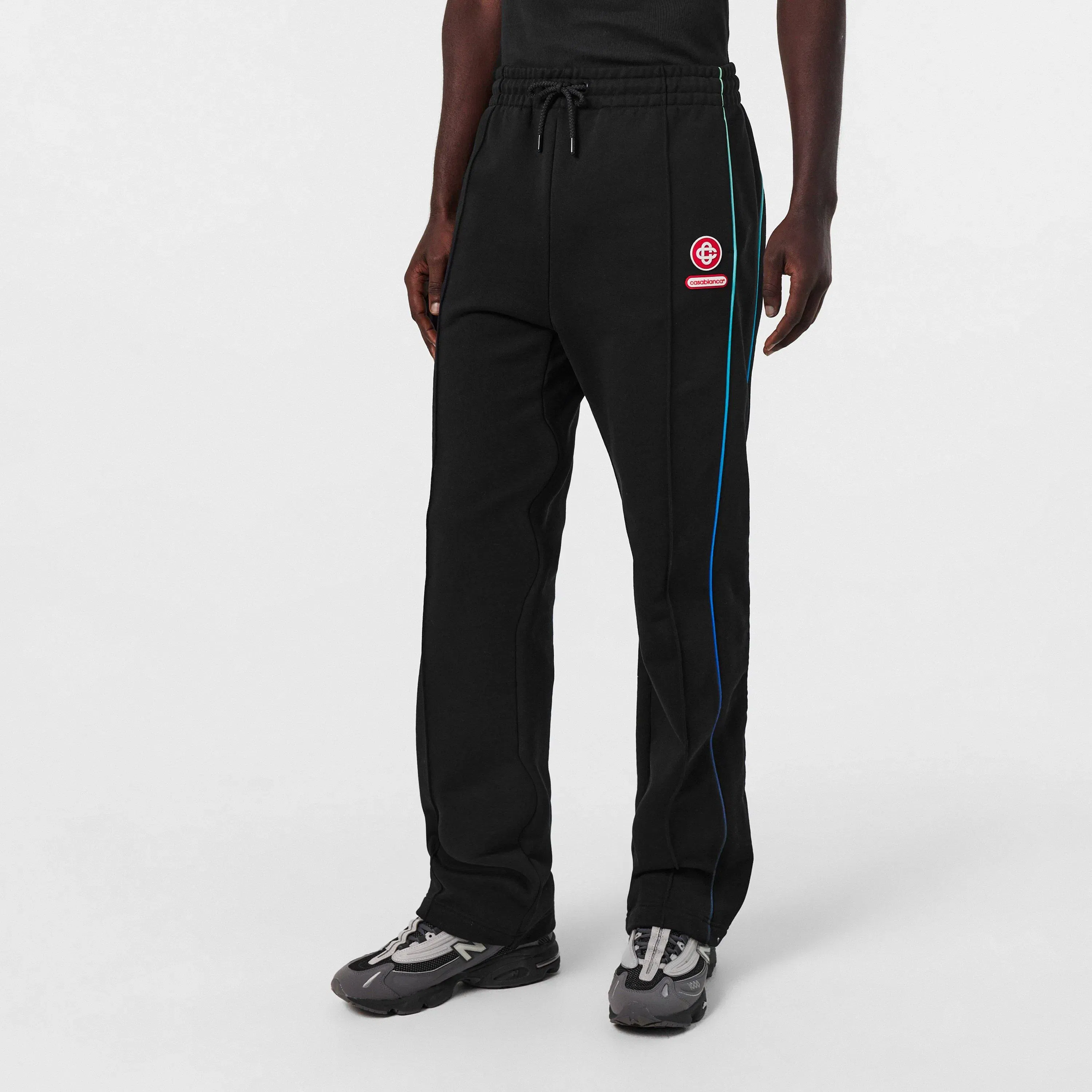 Gradient Open Hem Fleece Joggers