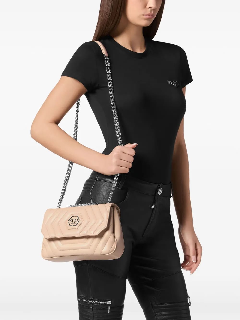 Hexagon shoulder bag